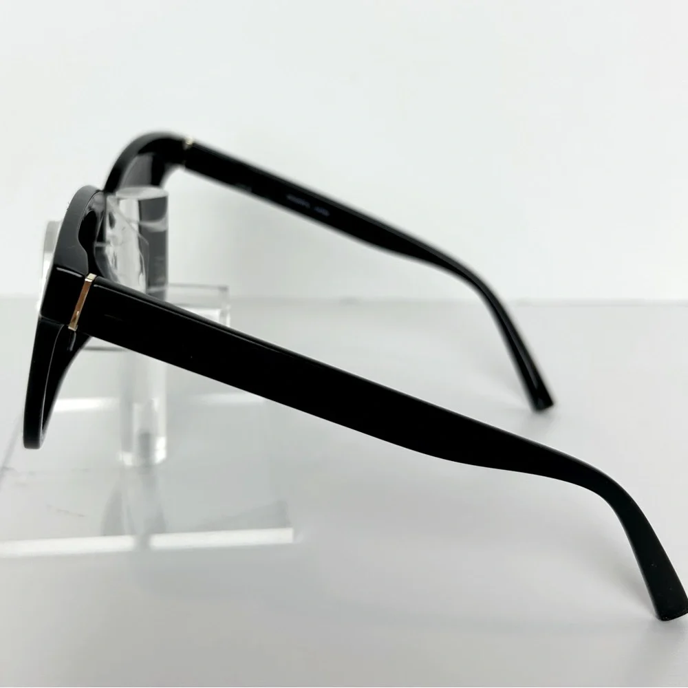 Sunglasses Women's Black Oversized Polarized Square Shades NEW